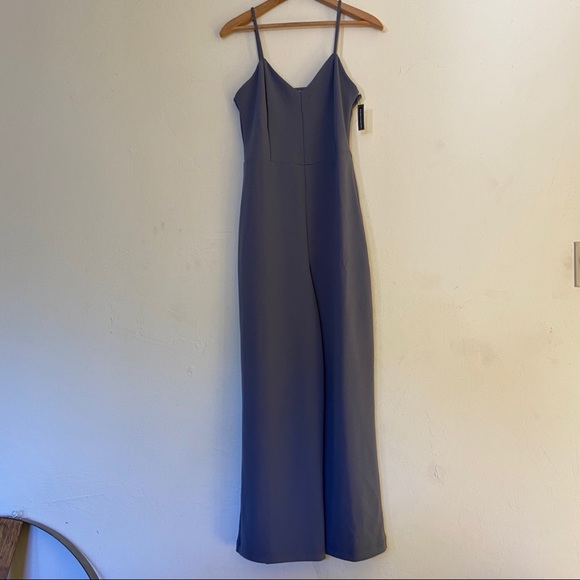 Leith Pants - Blue jumpsuit